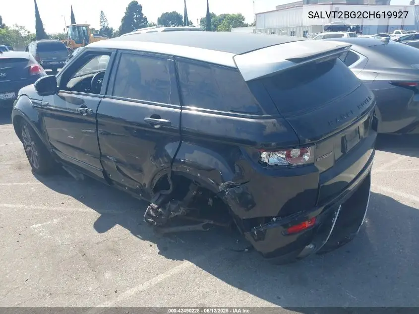 2012 Land Rover Range Rover Evoque Pure Plus VIN: SALVT2BG2CH619927 Lot: 42490228