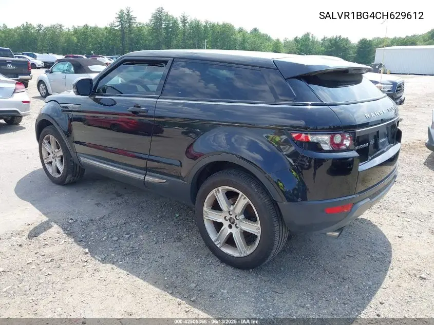 2012 Land Rover Range Rover Evoque Pure Plus VIN: SALVR1BG4CH629612 Lot: 42505366