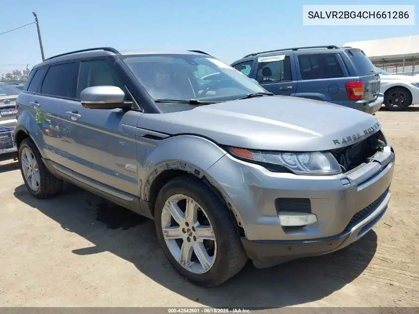 2012 Land Rover Range Rover Evoque Pure Plus VIN: SALVR2BG4CH661286 Lot: 42542601