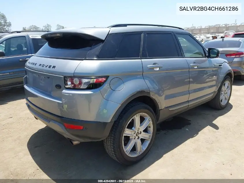 2012 Land Rover Range Rover Evoque Pure Plus VIN: SALVR2BG4CH661286 Lot: 42542601