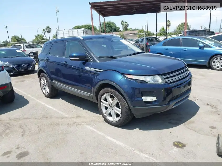 2012 Land Rover Range Rover Evoque Pure Plus VIN: SALVP2BG1CH688919 Lot: 42572368