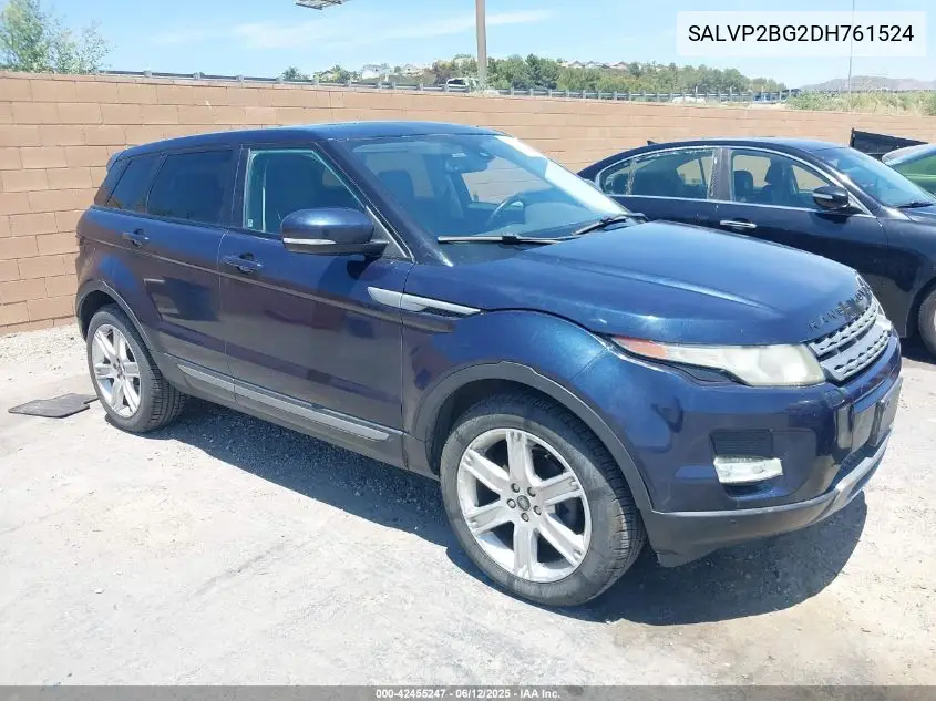 2013 Land Rover Range Rover Evoque Pure VIN: SALVP2BG2DH761524 Lot: 42455247