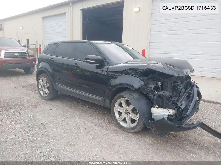 2013 Land Rover Range Rover Evoque Pure Plus VIN: SALVP2BGSDH716433 Lot: 42486125