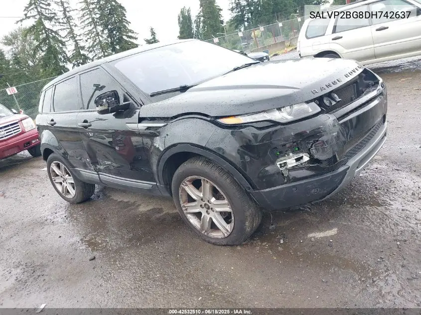 2013 Land Rover Range Rover Evoque Pure VIN: SALVP2BG8DH742637 Lot: 42532510