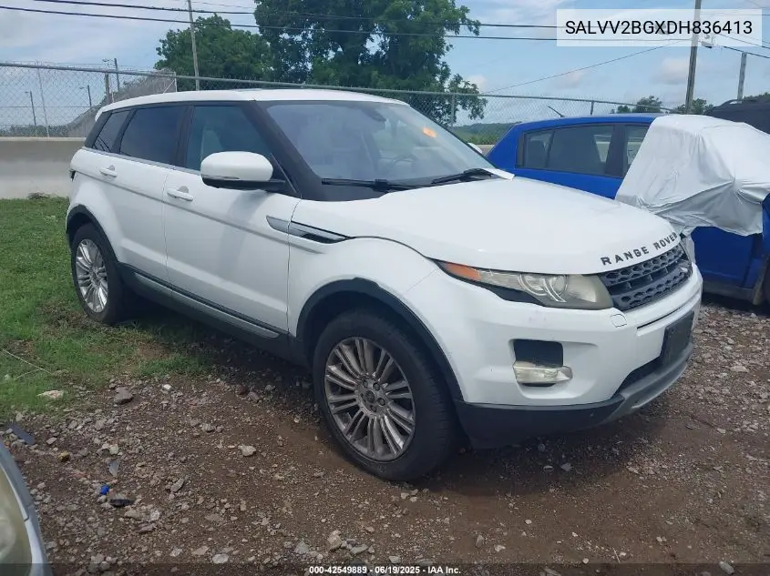 2013 Land Rover Range Rover Evoque Pure VIN: SALVV2BGXDH836413 Lot: 42549889