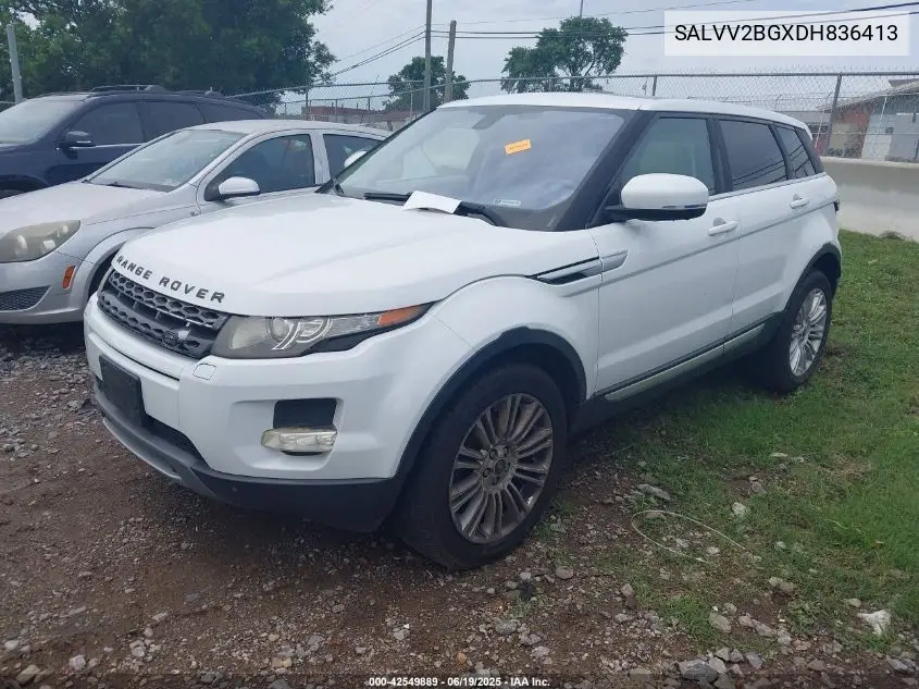 2013 Land Rover Range Rover Evoque Pure VIN: SALVV2BGXDH836413 Lot: 42549889