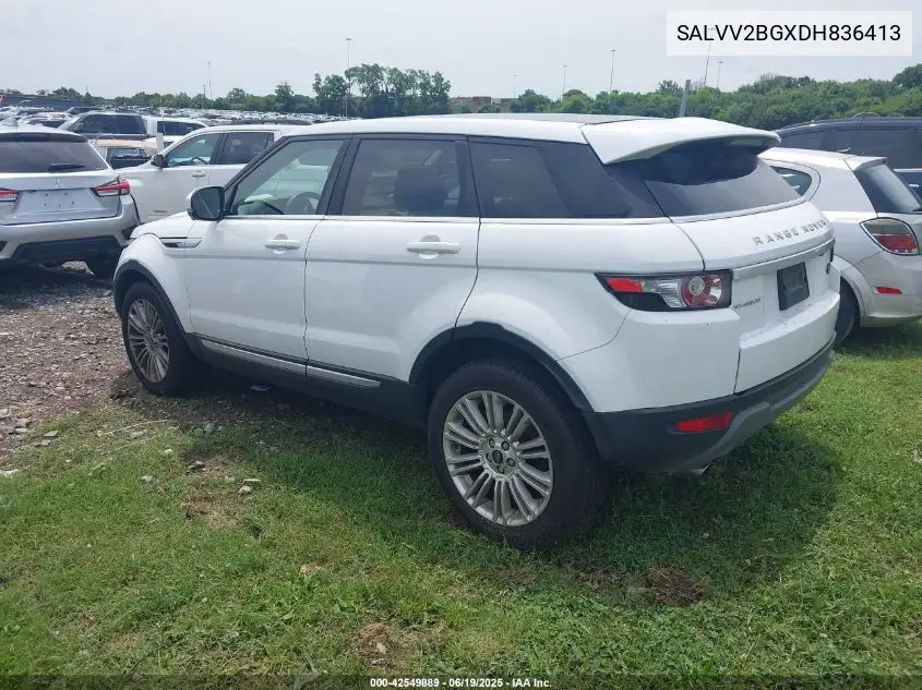 2013 Land Rover Range Rover Evoque Pure VIN: SALVV2BGXDH836413 Lot: 42549889