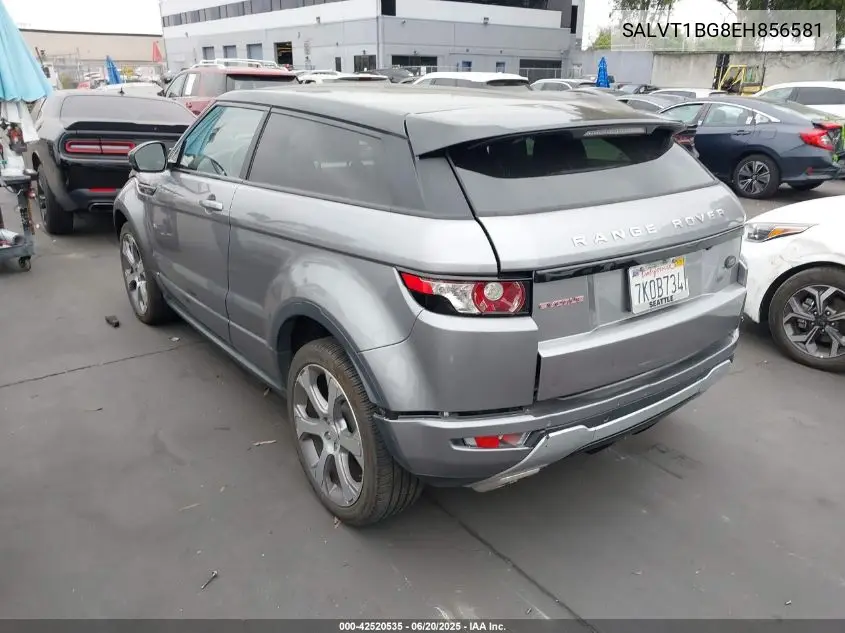 2014 Land Rover Range Rover Evoque Dynamic Premium VIN: SALVT1BG8EH856581 Lot: 42520535