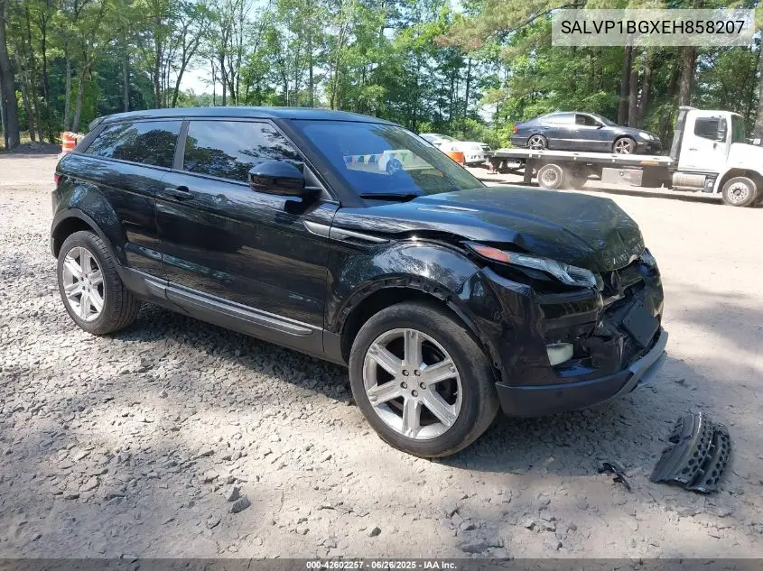 2014 Land Rover Range Rover Evoque Pure Plus VIN: SALVP1BGXEH858207 Lot: 42602257