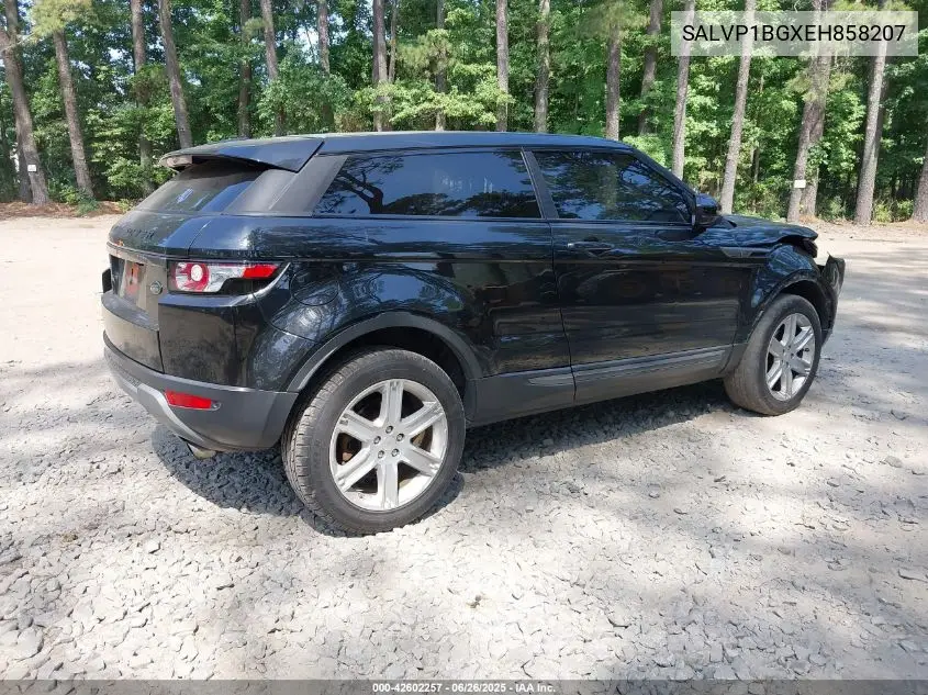 2014 Land Rover Range Rover Evoque Pure Plus VIN: SALVP1BGXEH858207 Lot: 42602257