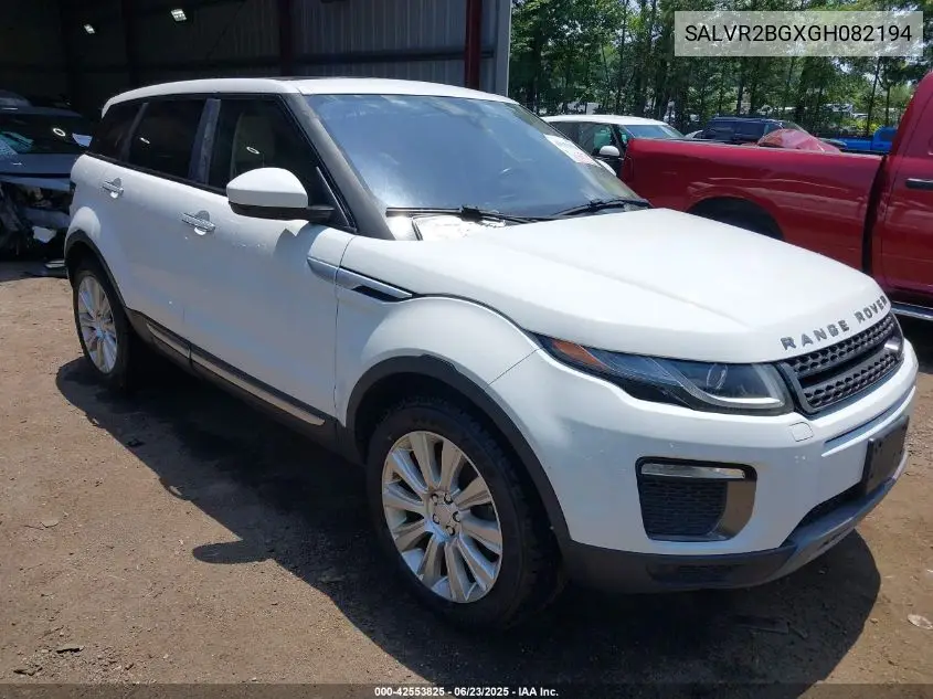 2016 Land Rover Range Rover Evoque Hse VIN: SALVR2BGXGH082194 Lot: 42553825