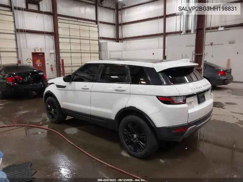 2017 Land Rover Range Rover Evoque Se/Se Premium VIN: SALVP2BG3HH198831 Lot: 42472412