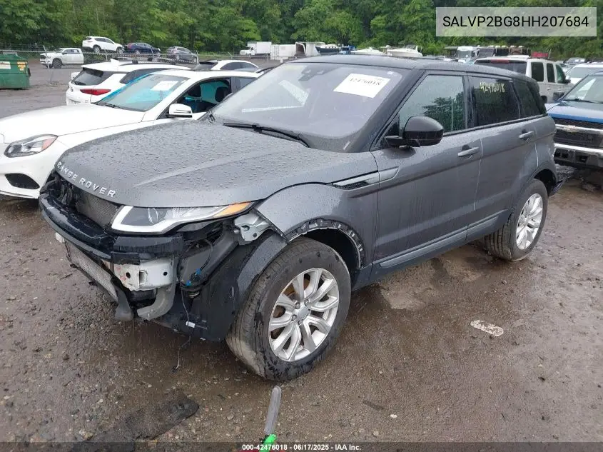 2017 Land Rover Range Rover Evoque Se/Se Premium VIN: SALVP2BG8HH207684 Lot: 42476018