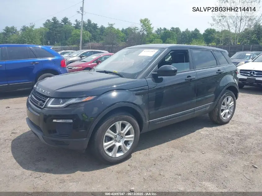 2017 Land Rover Range Rover Evoque Se/Se Premium VIN: SALVP2BG3HH214414 Lot: 42497347