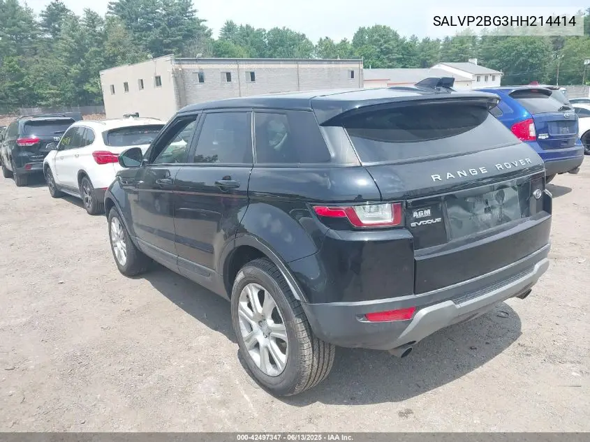 2017 Land Rover Range Rover Evoque Se/Se Premium VIN: SALVP2BG3HH214414 Lot: 42497347