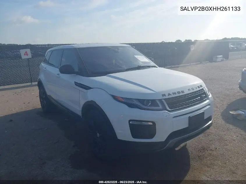 2017 Land Rover Range Rover Evoque Se/Se Premium VIN: SALVP2BGXHH261133 Lot: 42523225