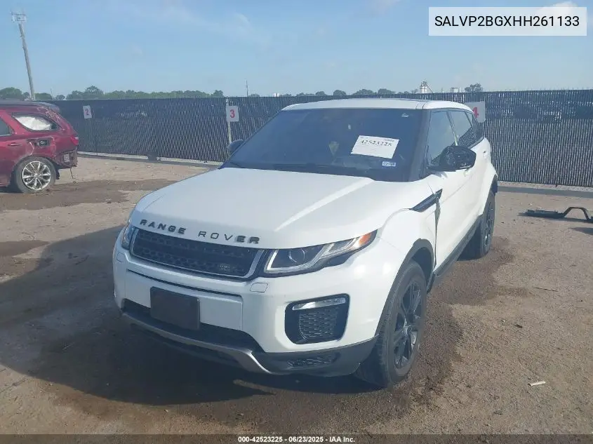 2017 Land Rover Range Rover Evoque Se/Se Premium VIN: SALVP2BGXHH261133 Lot: 42523225