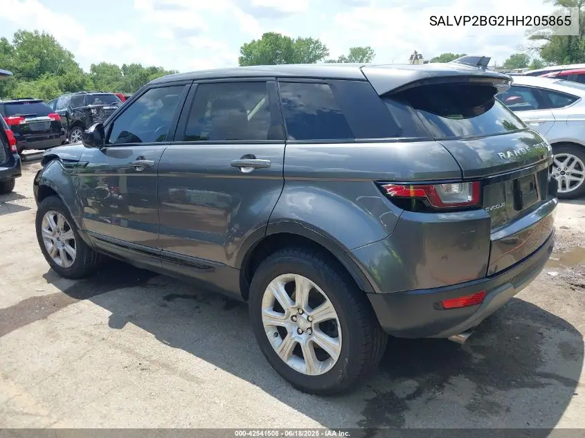 2017 Land Rover Range Rover Evoque Se VIN: SALVP2BG2HH205865 Lot: 42541508