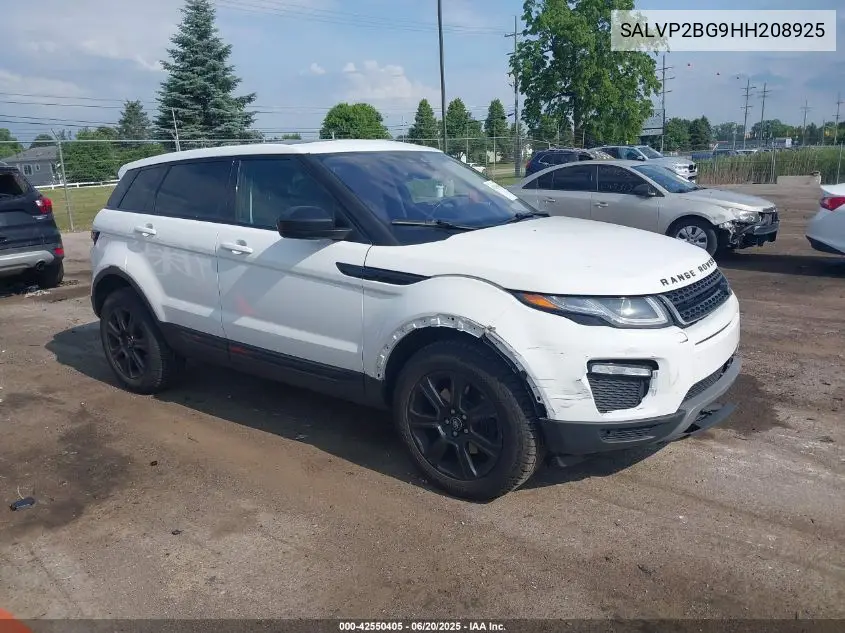 2017 Land Rover Range Rover Evoque Se/Se Premium VIN: SALVP2BG9HH208925 Lot: 42550405