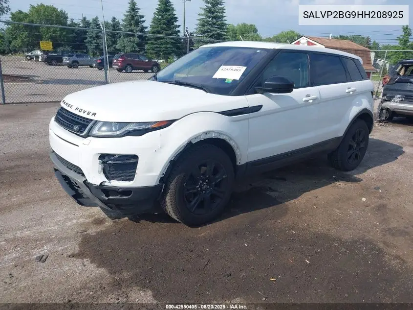 2017 Land Rover Range Rover Evoque Se/Se Premium VIN: SALVP2BG9HH208925 Lot: 42550405