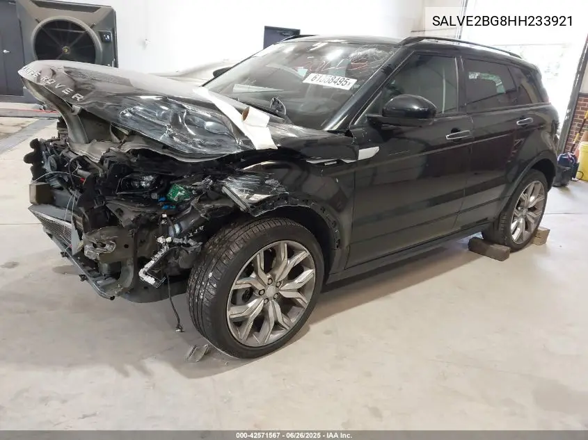 2017 Land Rover Range Rover Evoque Autobiography VIN: SALVE2BG8HH233921 Lot: 42571567