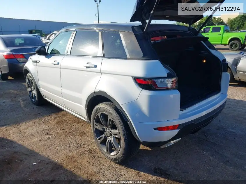 2018 Land Rover Range Rover Evoque Landmark Edition/Se Premium VIN: SALVC2RX6JH312294 Lot: 42586809