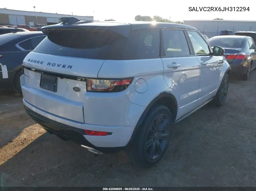 2018 Land Rover Range Rover Evoque Landmark Edition/Se Premium VIN: SALVC2RX6JH312294 Lot: 42586809