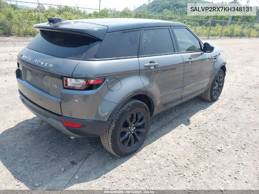 2019 Land Rover Range Rover Evoque Se/Se Premium VIN: SALVP2RX7KH348131 Lot: 42404298