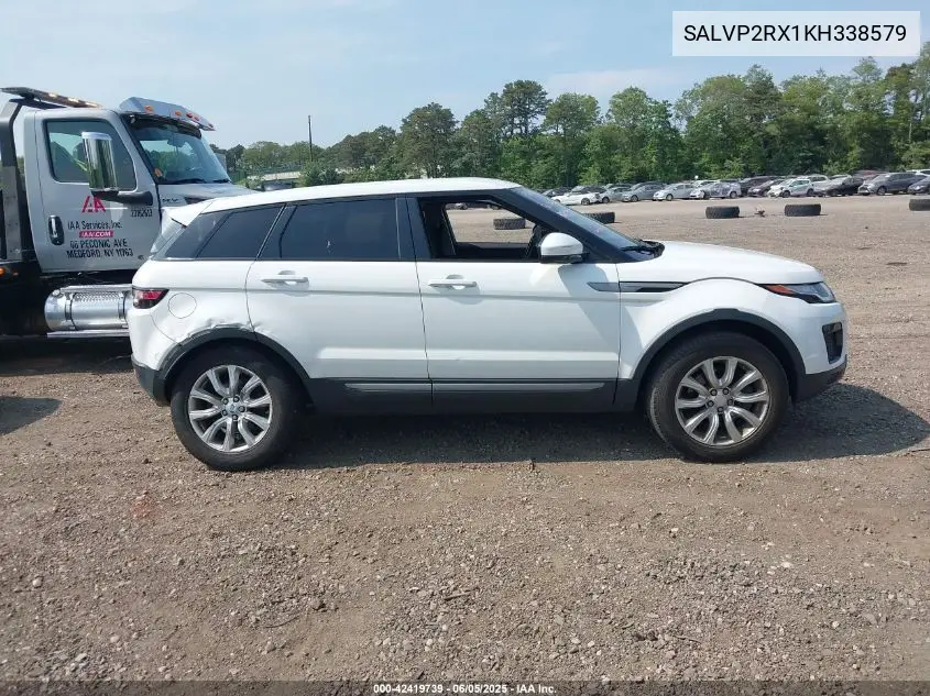 2019 Land Rover Range Rover Evoque Se/Se Premium VIN: SALVP2RX1KH338579 Lot: 42419739