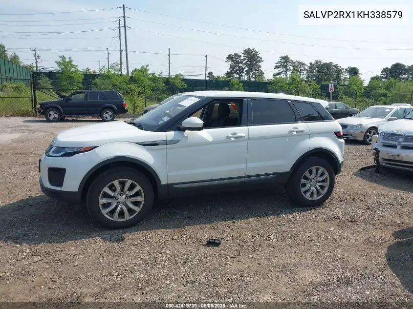 2019 Land Rover Range Rover Evoque Se/Se Premium VIN: SALVP2RX1KH338579 Lot: 42419739