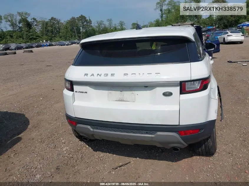 2019 Land Rover Range Rover Evoque Se/Se Premium VIN: SALVP2RX1KH338579 Lot: 42419739