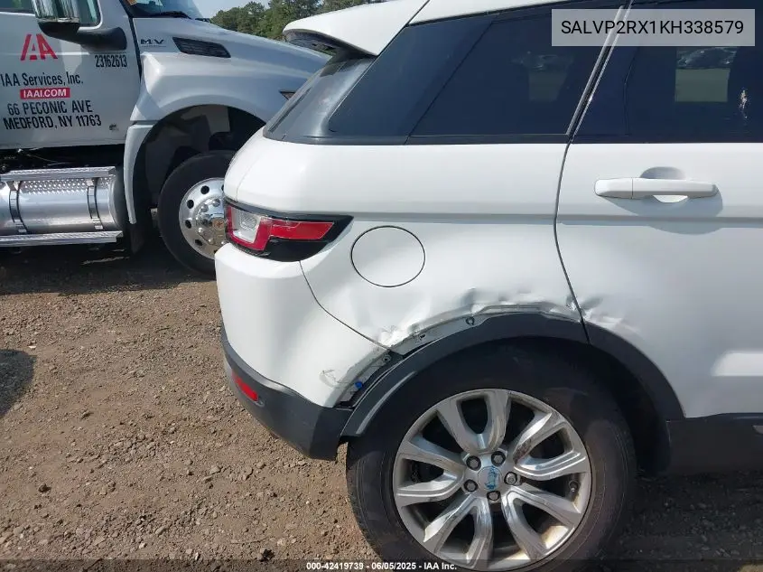 2019 Land Rover Range Rover Evoque Se/Se Premium VIN: SALVP2RX1KH338579 Lot: 42419739