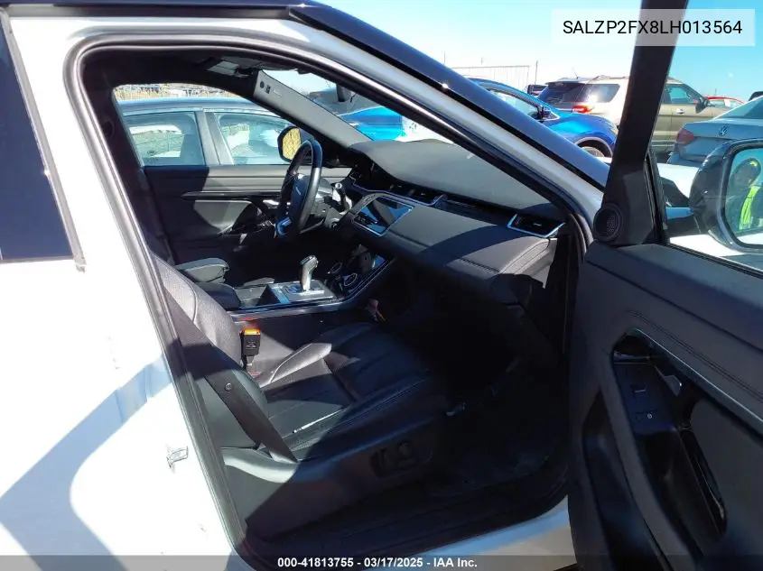 2020 Land Rover Range Rover Evoque Se VIN: SALZP2FX8LH013564 Lot: 41813755