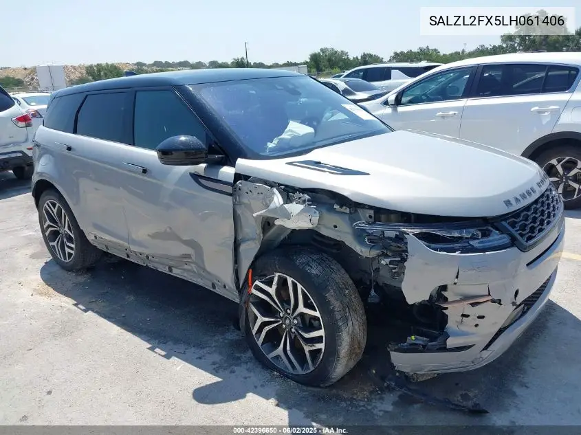 2020 Land Rover Range Rover Evoque First Edition VIN: SALZL2FX5LH061406 Lot: 42396650