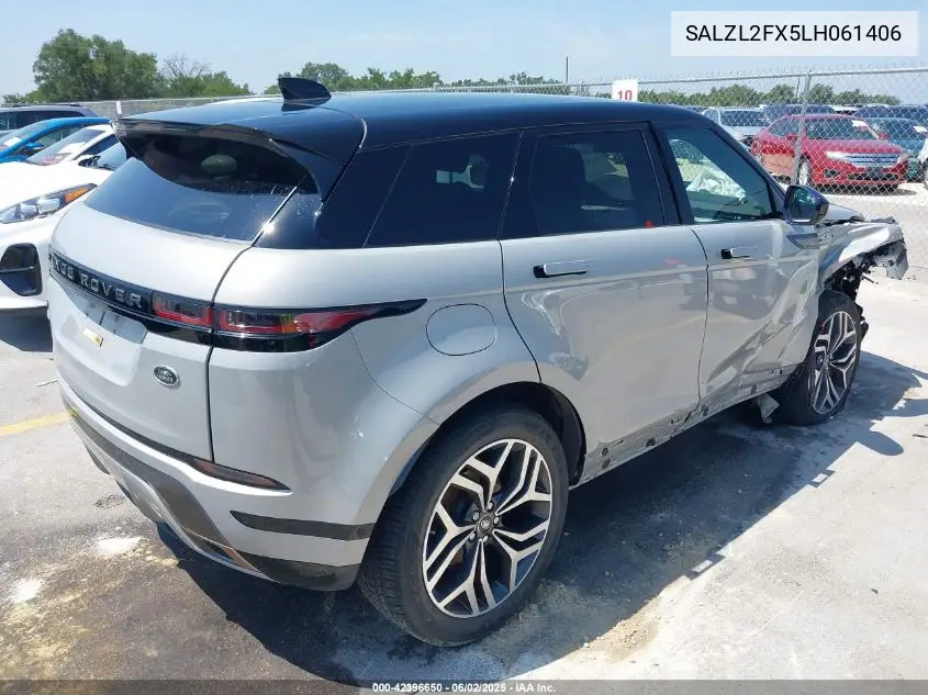 2020 Land Rover Range Rover Evoque First Edition VIN: SALZL2FX5LH061406 Lot: 42396650