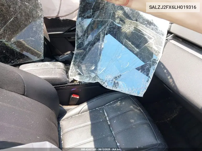 2020 Land Rover Range Rover Evoque S VIN: SALZJ2FX6LH019316 Lot: 42487350