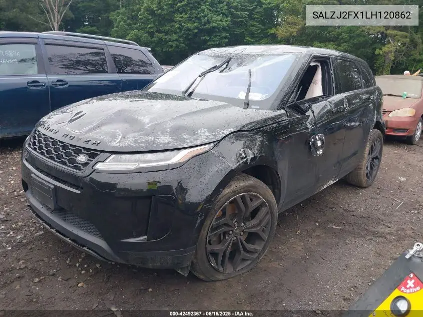 2020 Land Rover Range Rover Evoque S VIN: SALZJ2FX1LH120862 Lot: 42492367