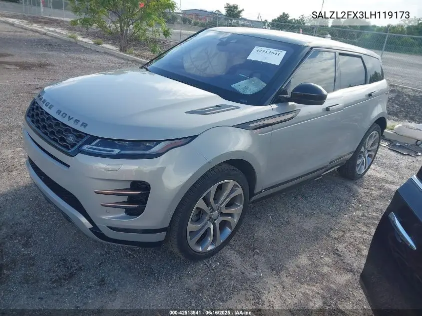 2020 Land Rover Range Rover Evoque First Edition VIN: SALZL2FX3LH119173 Lot: 42513541
