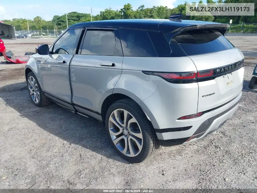 2020 Land Rover Range Rover Evoque First Edition VIN: SALZL2FX3LH119173 Lot: 42513541