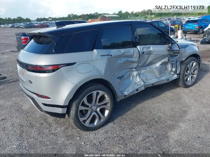 2020 Land Rover Range Rover Evoque First Edition VIN: SALZL2FX3LH119173 Lot: 42513541