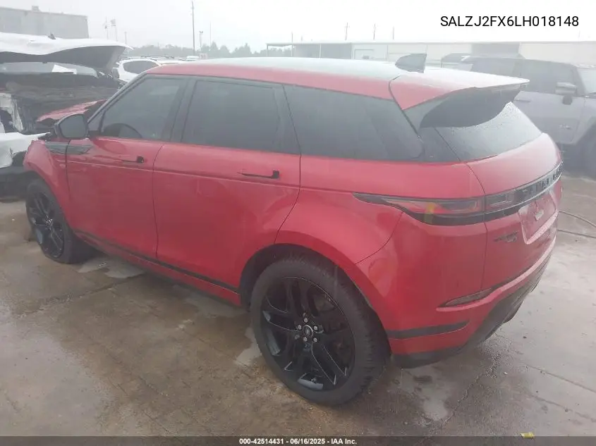 2020 Land Rover Range Rover Evoque S VIN: SALZJ2FX6LH018148 Lot: 42514431