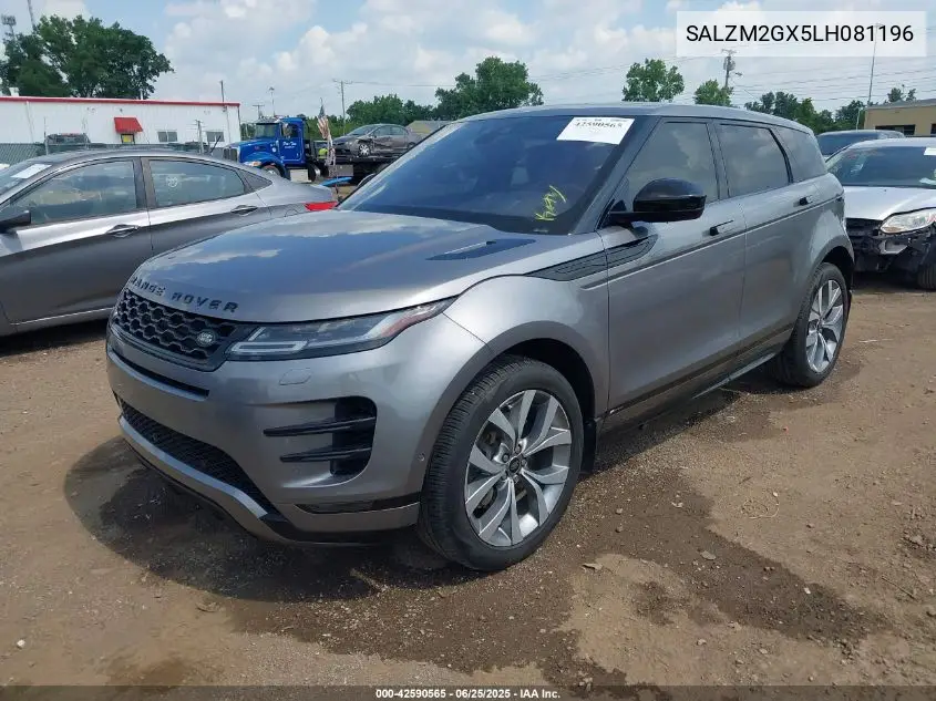 2020 Land Rover Range Rover Evoque R-Dynamic Hse VIN: SALZM2GX5LH081196 Lot: 42590565