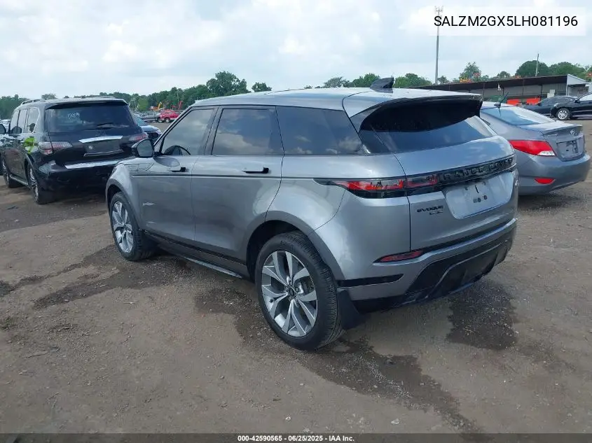 2020 Land Rover Range Rover Evoque R-Dynamic Hse VIN: SALZM2GX5LH081196 Lot: 42590565