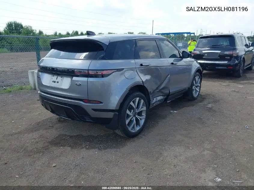 2020 Land Rover Range Rover Evoque R-Dynamic Hse VIN: SALZM2GX5LH081196 Lot: 42590565