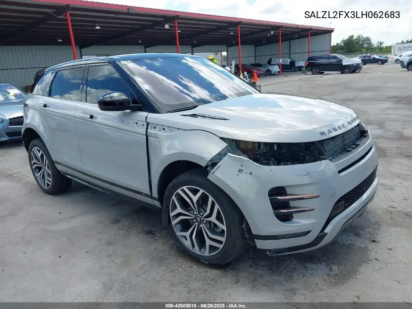 2020 Land Rover Range Rover Evoque First Edition VIN: SALZL2FX3LH062683 Lot: 42605015