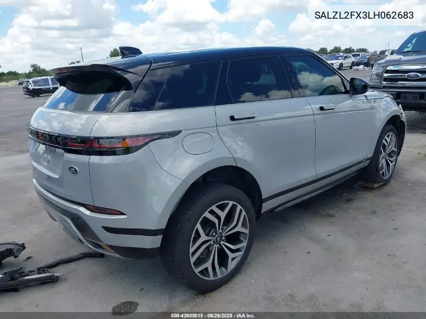2020 Land Rover Range Rover Evoque First Edition VIN: SALZL2FX3LH062683 Lot: 42605015