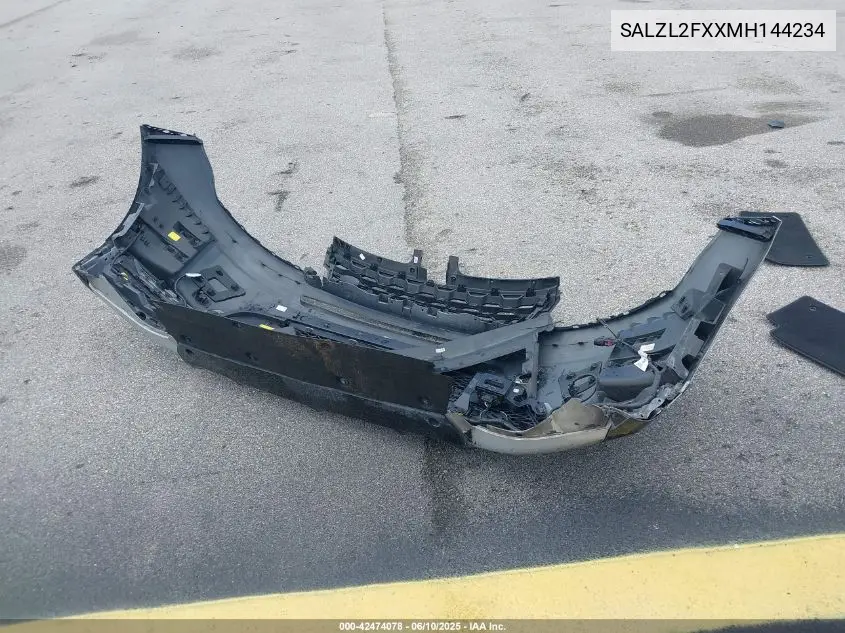 2021 Land Rover Range Rover Evoque R-Dynamic Se VIN: SALZL2FXXMH144234 Lot: 42474078