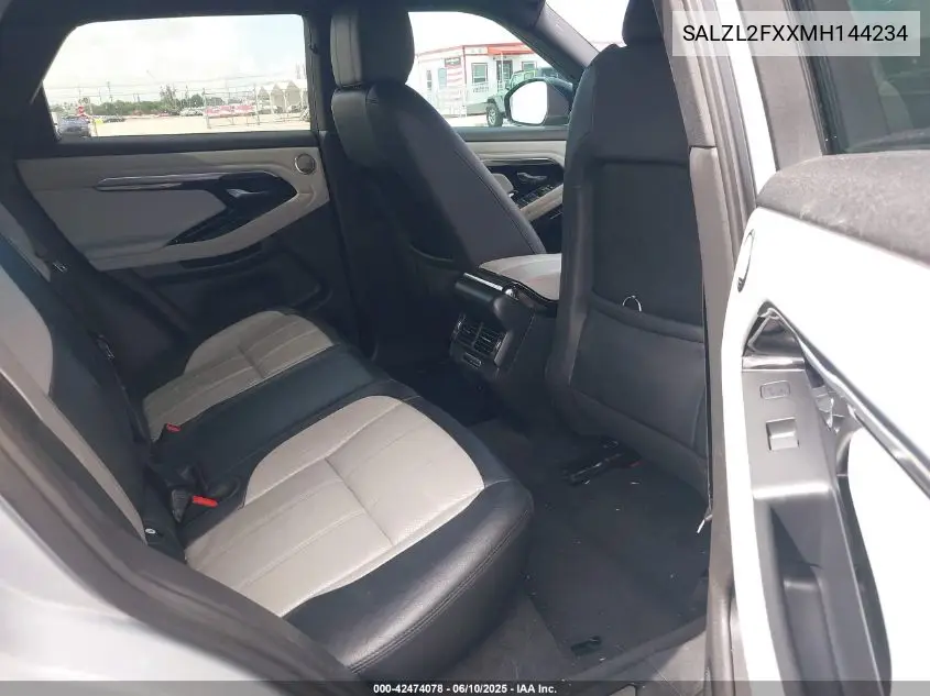 2021 Land Rover Range Rover Evoque R-Dynamic Se VIN: SALZL2FXXMH144234 Lot: 42474078