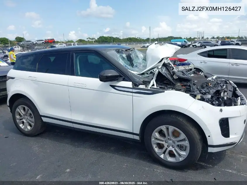 SALZJ2FX0MH126427 2021 Land Rover Range Rover Evoque S
