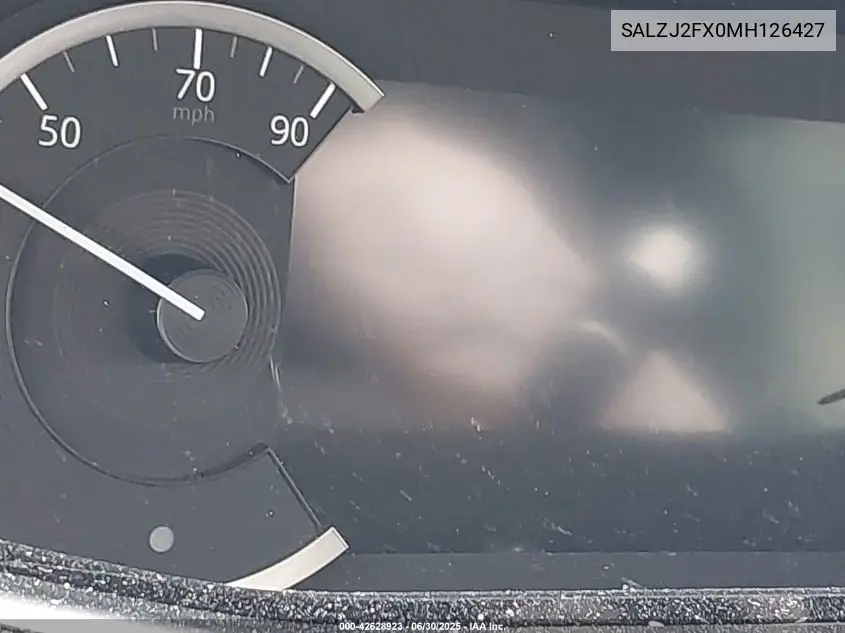 SALZJ2FX0MH126427 2021 Land Rover Range Rover Evoque S